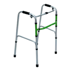 Caminador Doble Función En Aluminio Color Verde