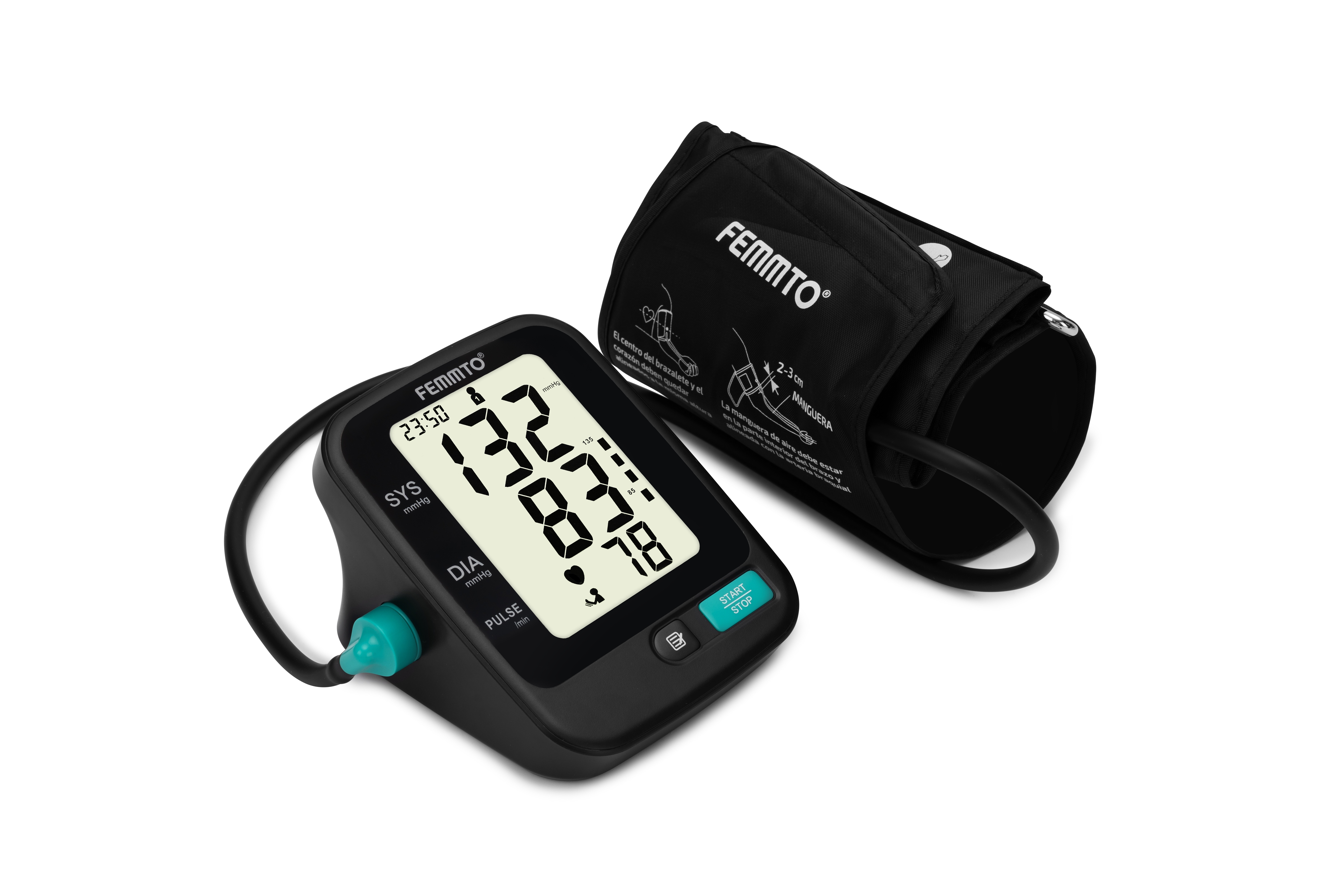 Tensiómetro Digital con Bluetooth y Batería Recargable