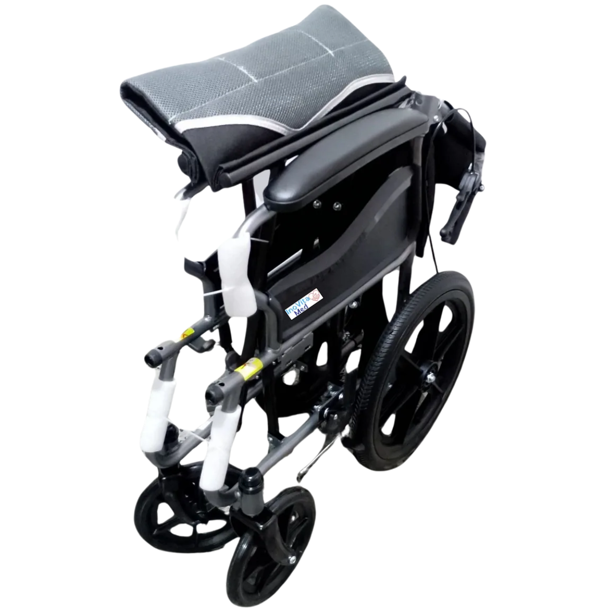 Silla De Ruedas De Transporte Plegable - Image 3